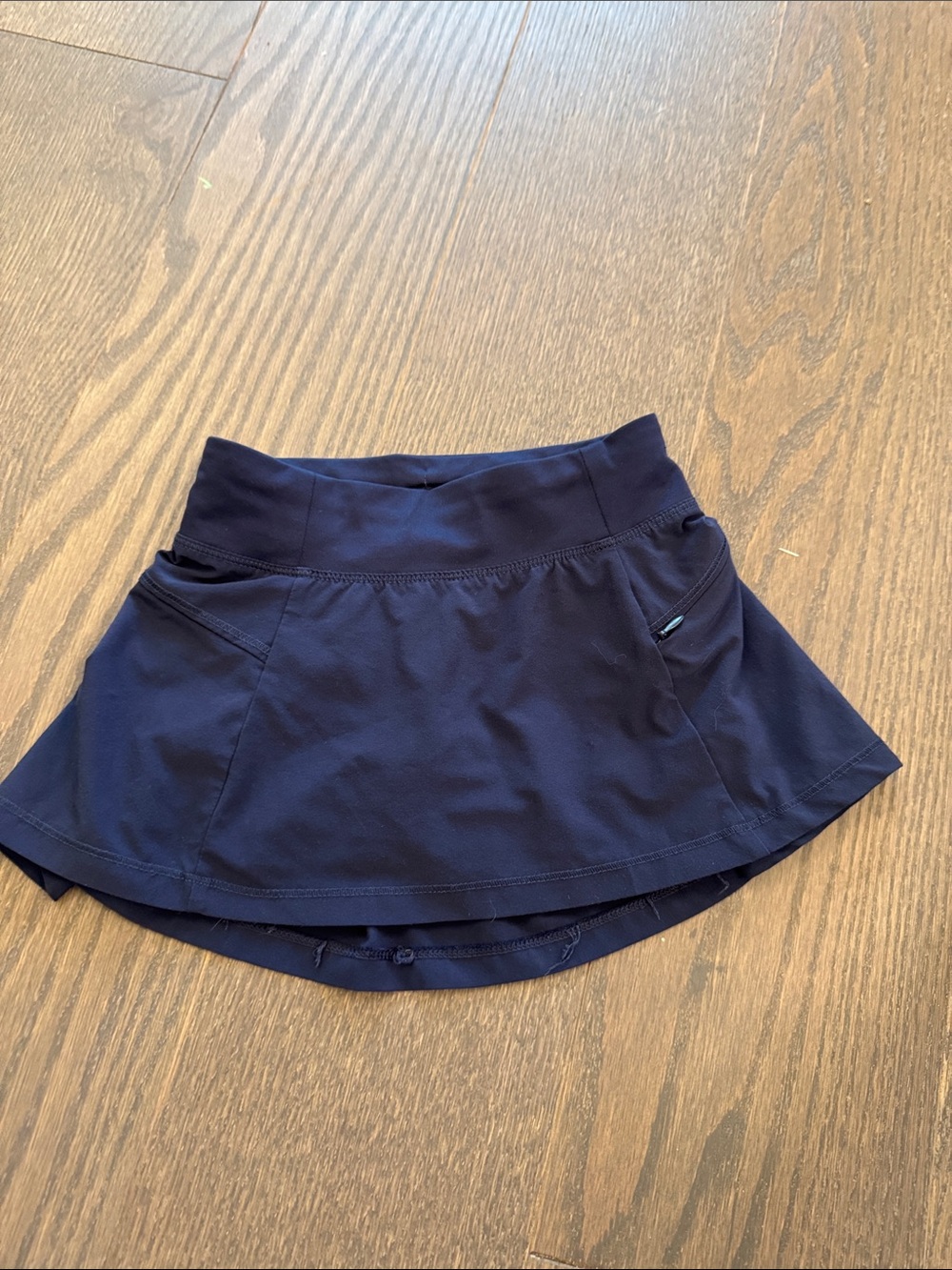 all in motion Navy Circle Skort with Built-In Liner